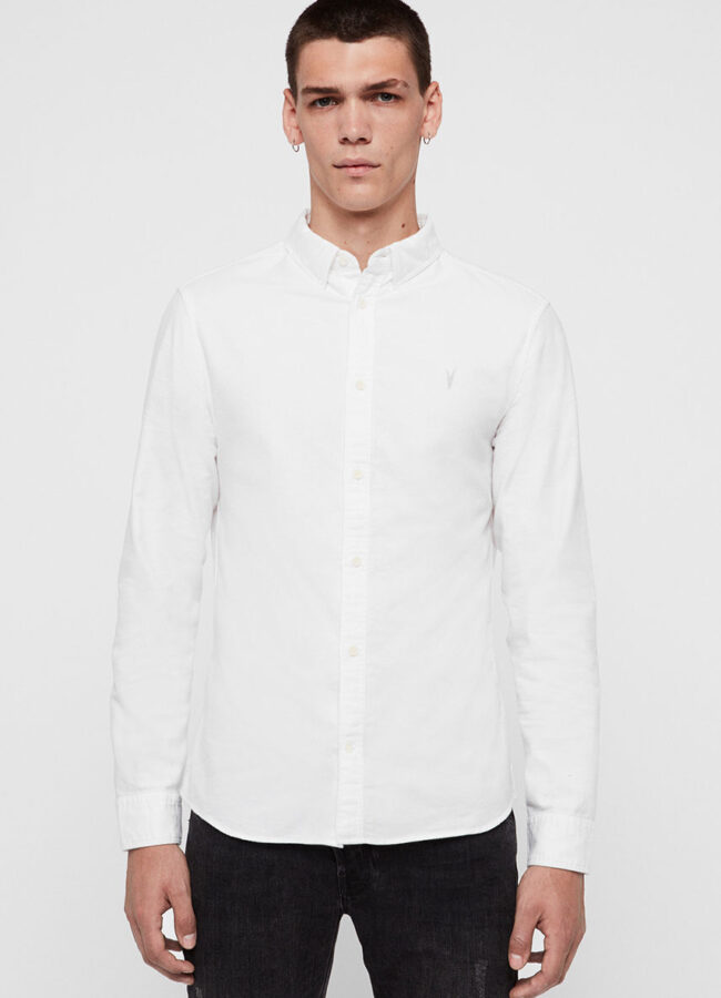 AllSaints - Koszula Hungtingdon biały MS001J