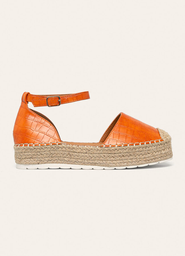 Answear - Espadryle Ideal Shoes pomarańczowy 6658.L