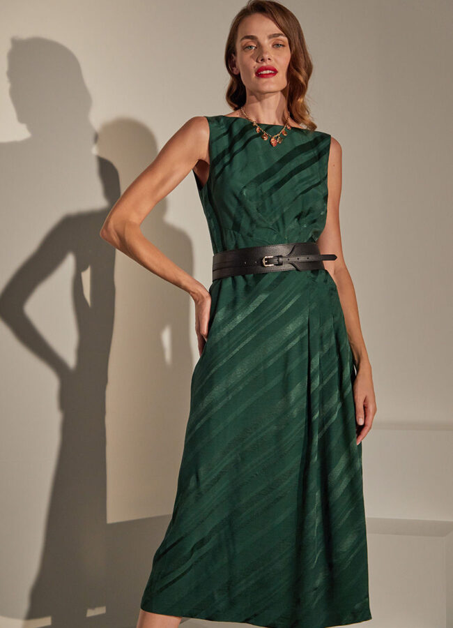 Answear Lab KRÓL kolekcja limitowana - Sukienka Vera zielony WA20.SSD818