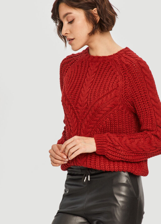Answear Lab - Sweter czerwony 5006RED