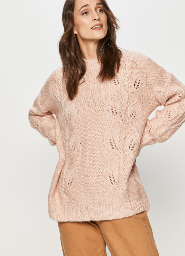 Answear Lab - Sweter różowy 35727.pnik
