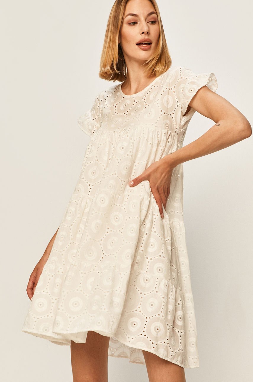 Answear - Sukienka Answear Lab biały WZ20.SSD01D