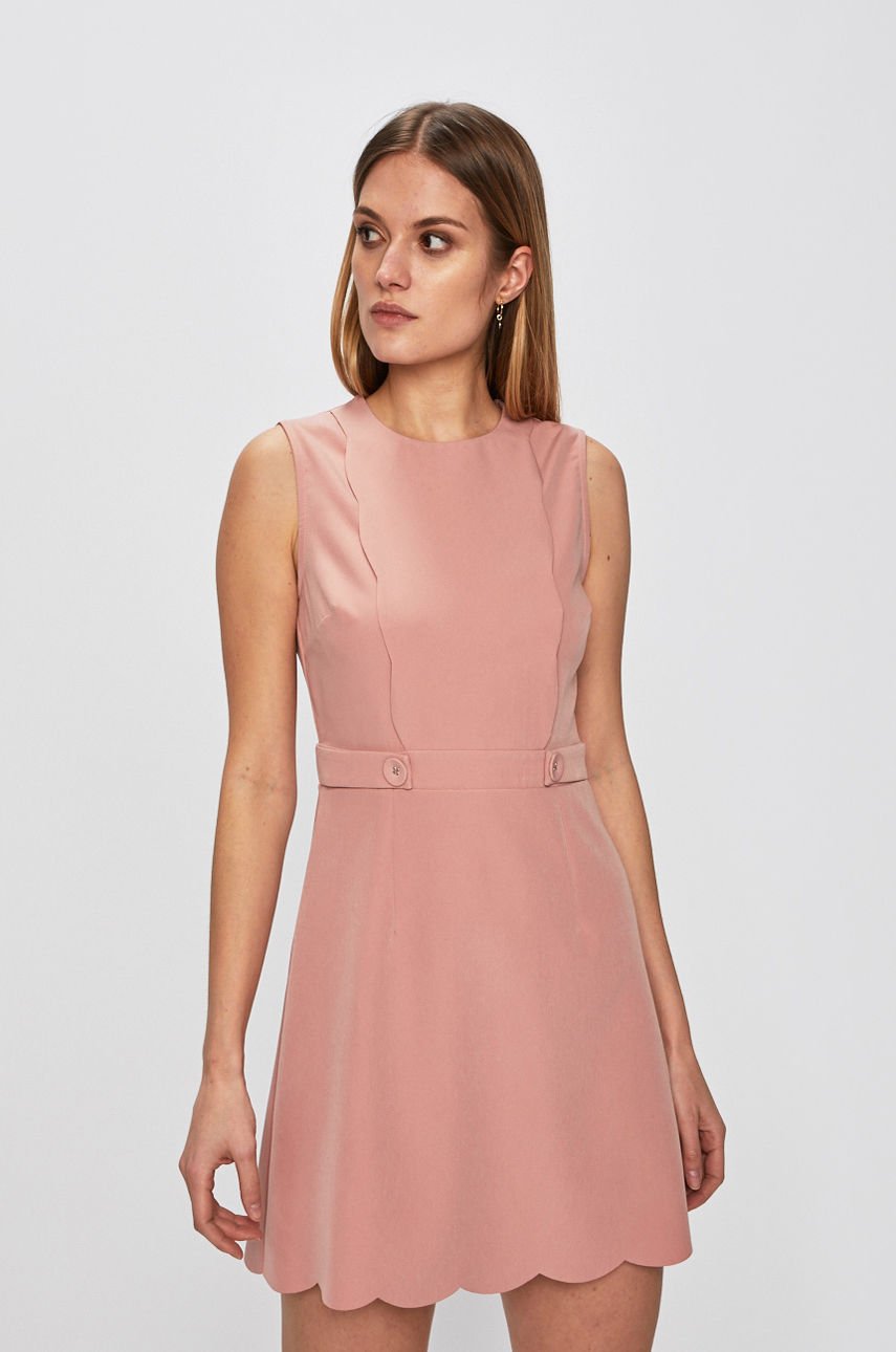 Answear - Sukienka pastelowy różowy D14387B1A.K