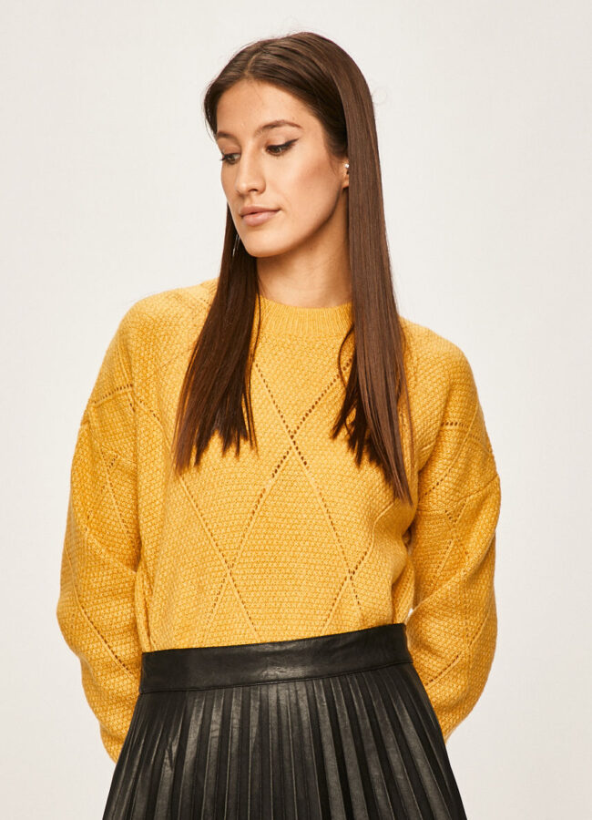 Answear - Sweter żółty 24110.JM