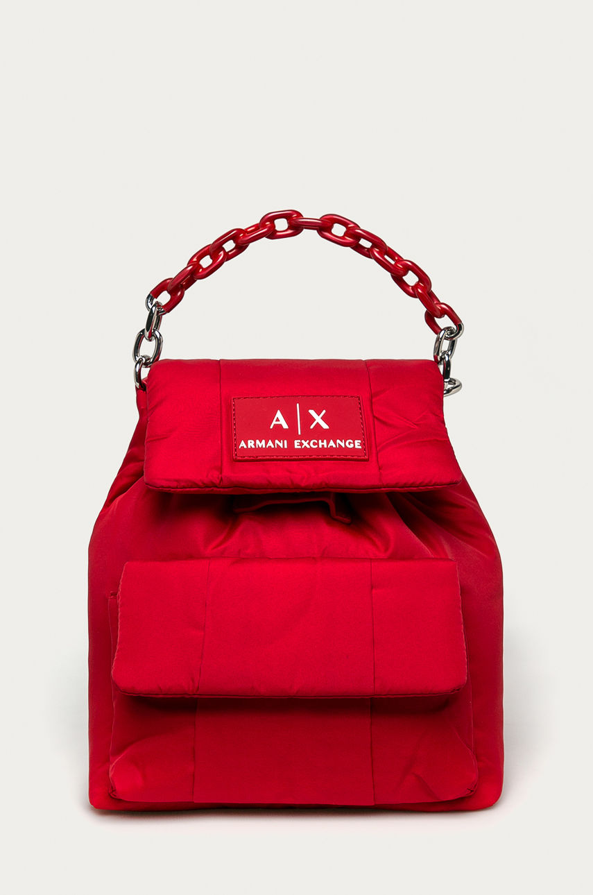 Armani Exchange - Plecak czerwony 942668.0A841
