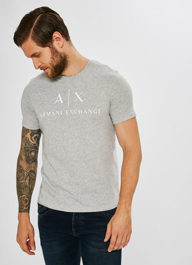 Armani Exchange - T-shirt szary 8NZTCJ.Z8H4Z