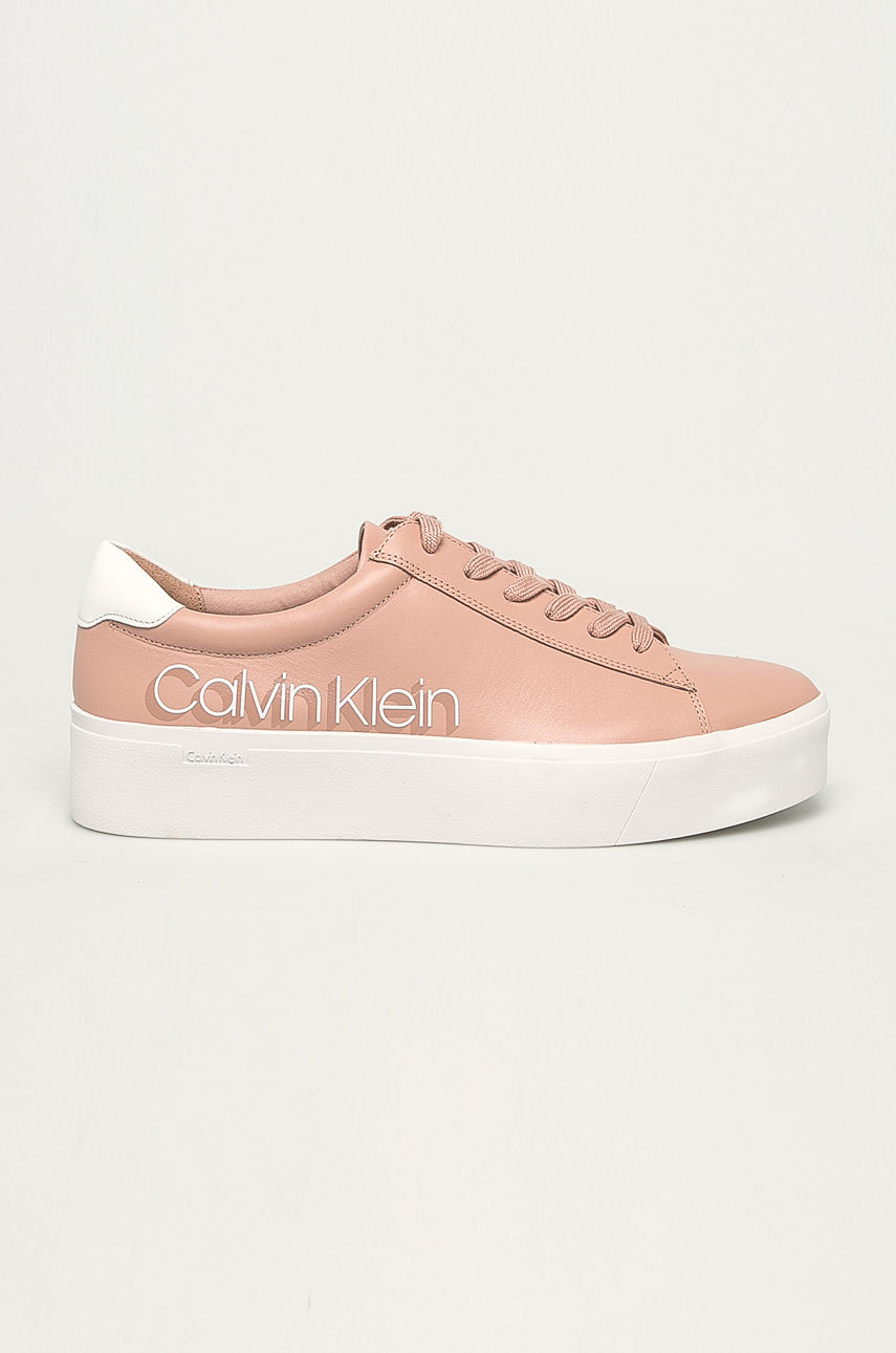 Calvin Klein - Buty pastelowy różowy E6291