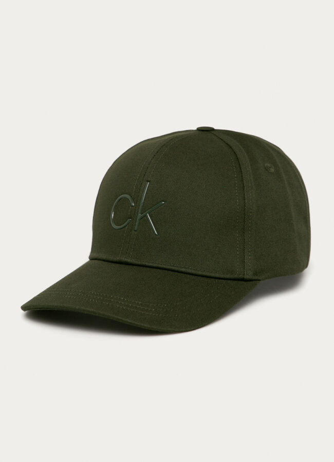 Calvin Klein - Czapka oliwkowy K50K506036