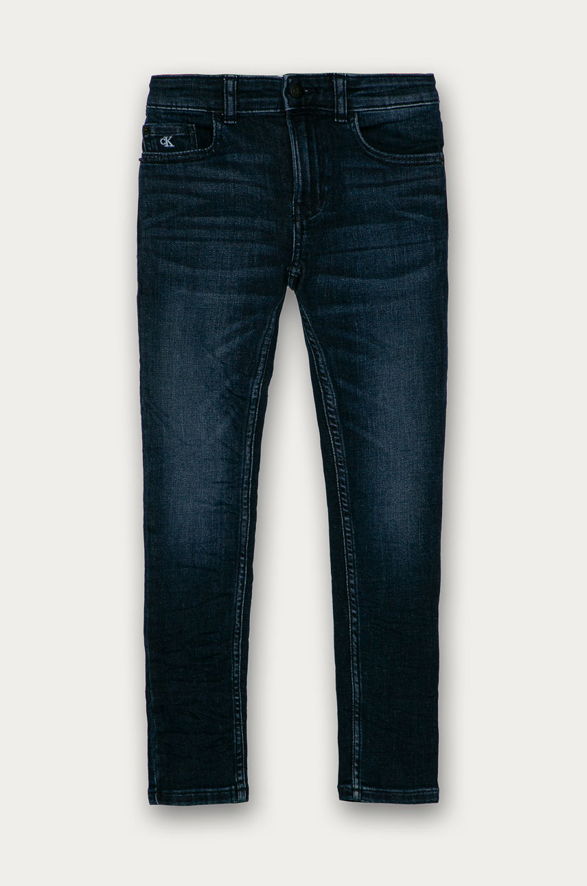 Calvin Klein Jeans - Jeansy dziecięce 128-176 cm granatowy IB0IB00507