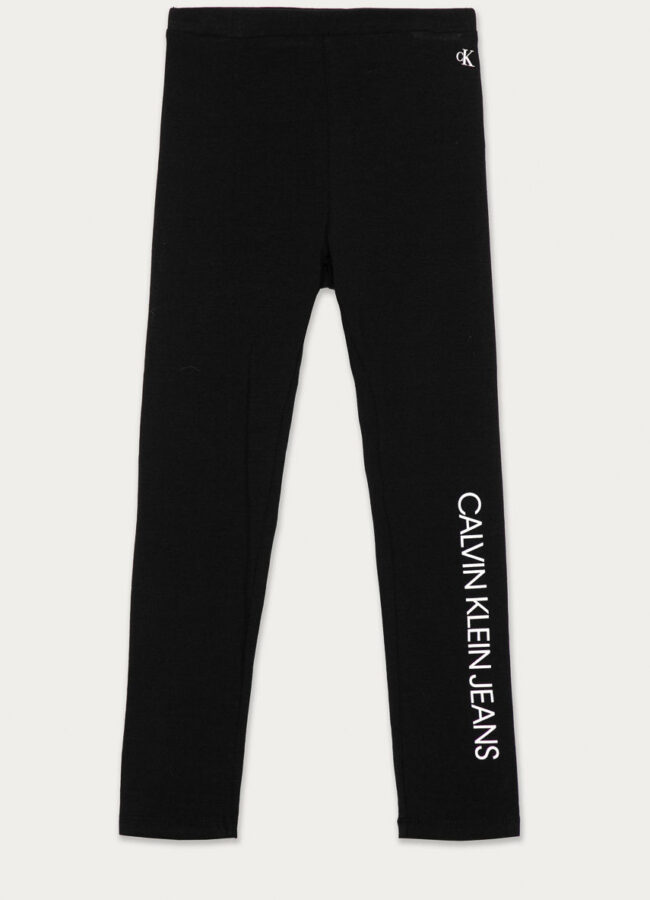 Calvin Klein Jeans - Legginsy dziecięce 116-176 cm czarny IG0IG00740