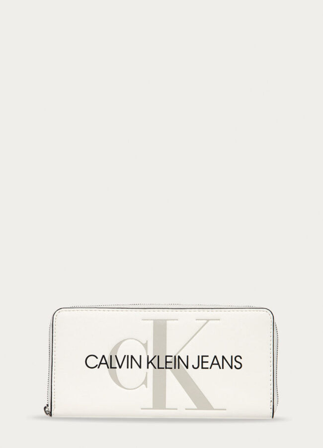 Calvin Klein Jeans - Portfel biały K60K607228