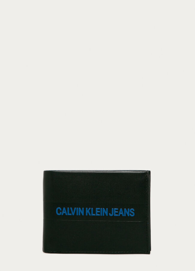 Calvin Klein Jeans - Portfel skórzany czarny K40K400411