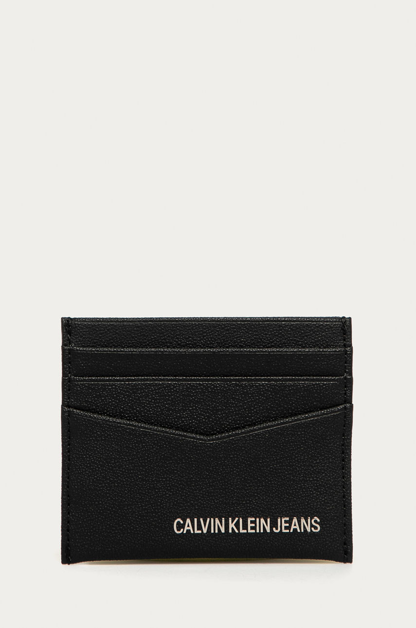 Calvin Klein Jeans - Portfel skórzany czarny K50K506180