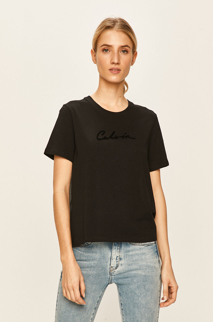 Calvin Klein Jeans - T-shirt czarny J20J213595