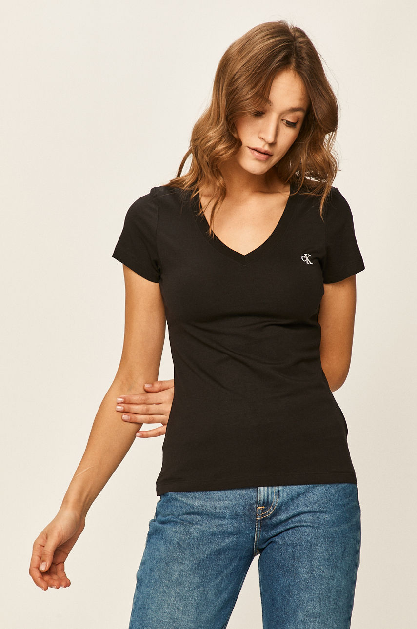 Calvin Klein Jeans - T-shirt czarny J20J213716