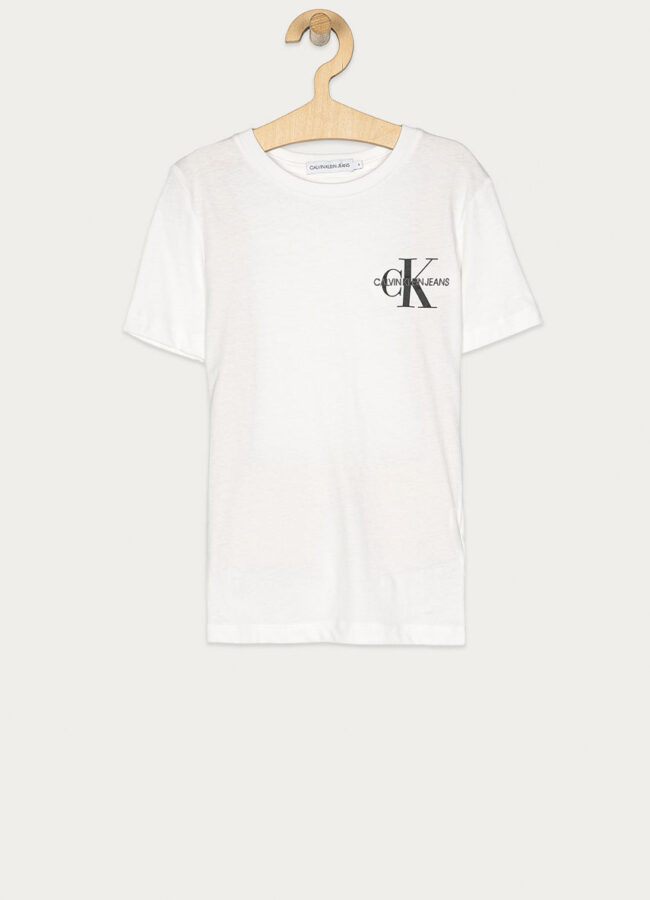 Calvin Klein Jeans - T-shirt dziecięcy 128-176 cm biały IB0IB00612