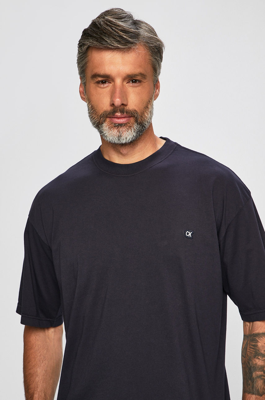 Calvin Klein Jeans - T-shirt granatowy J30J312547