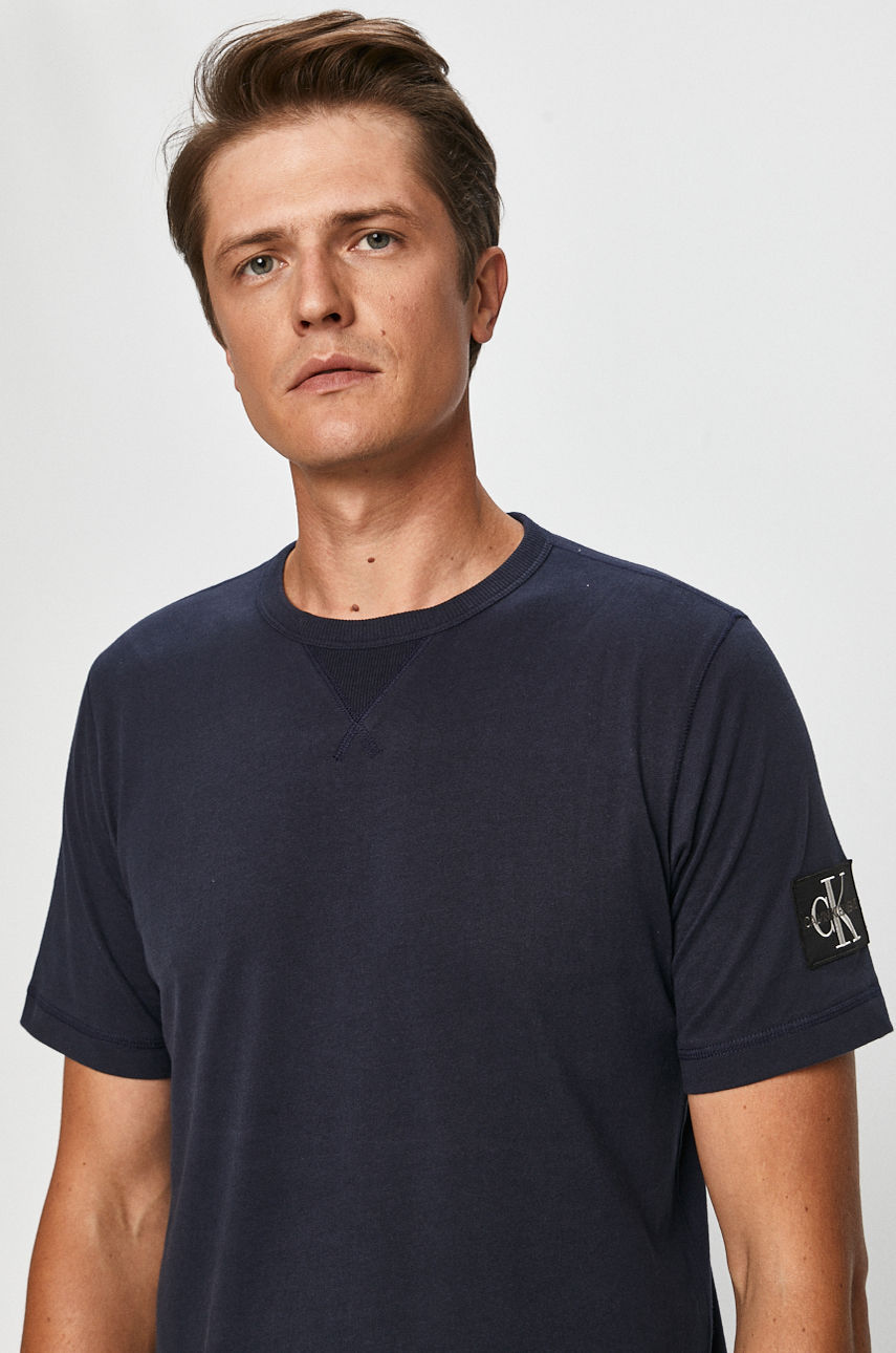 Calvin Klein Jeans - T-shirt granatowy J30J314051