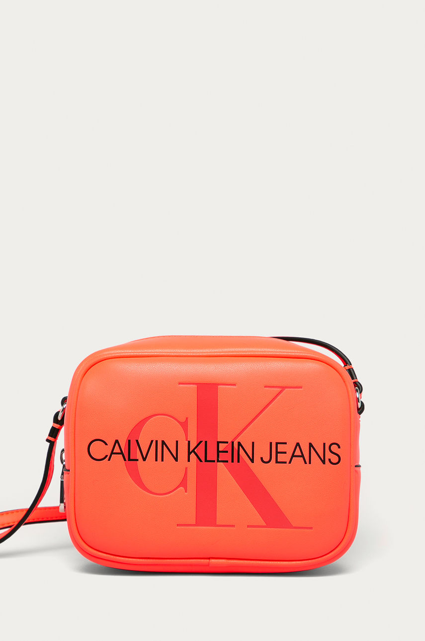 Calvin Klein Jeans - Torebka czerwony róż K60K607202