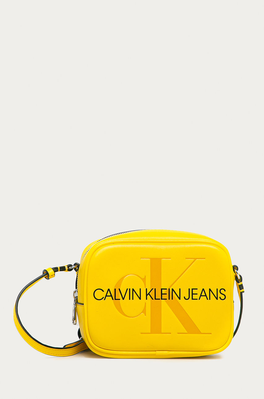 Calvin Klein Jeans - Torebka jasny żółty K60K607202