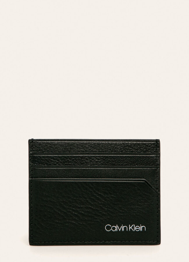Calvin Klein - Portfel skórzany czarny K50K505710