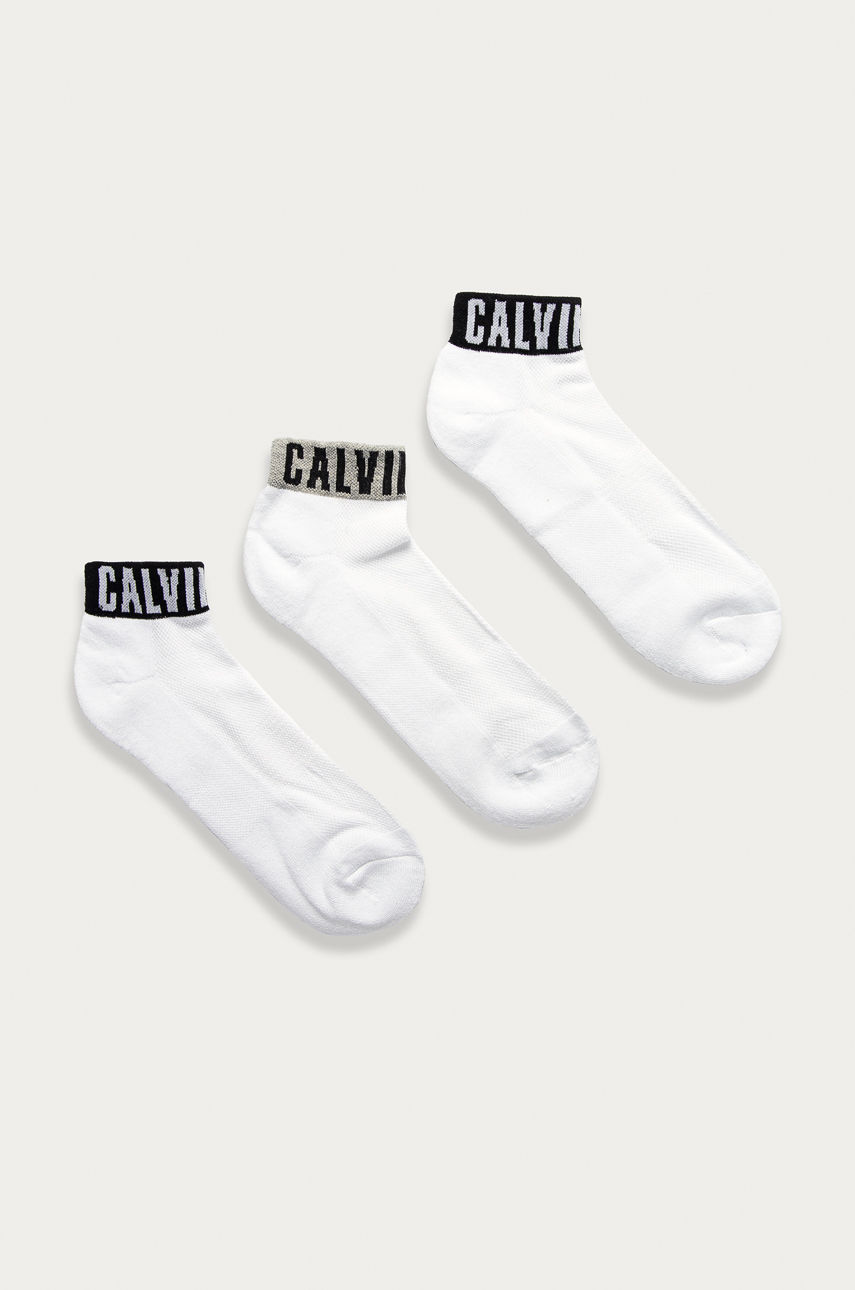Calvin Klein - Skarpetki (3-pack) biały 100001880.NOS