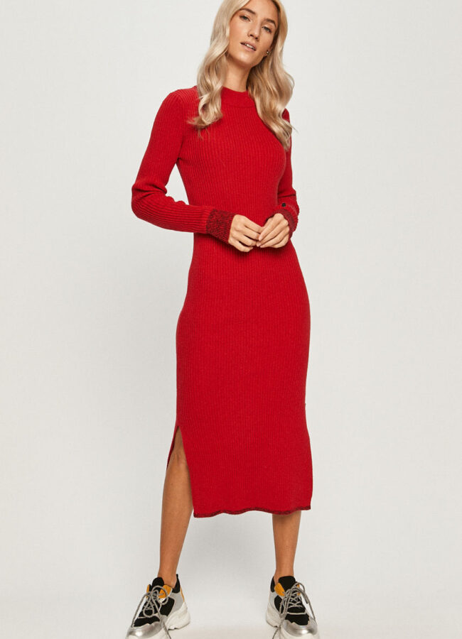 Calvin Klein - Sukienka czerwony K20K202289