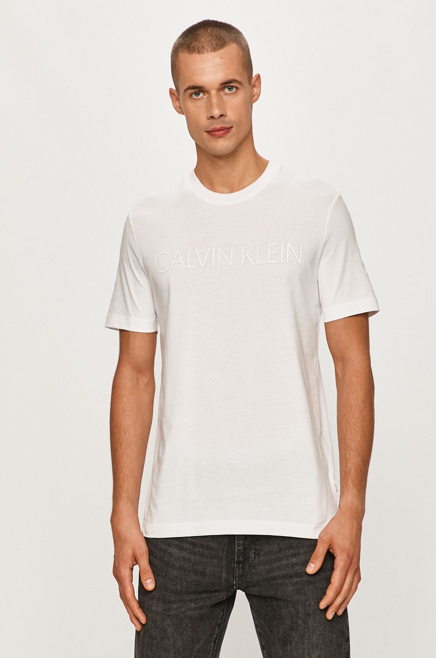 Calvin Klein - T-shirt biały K10K105166