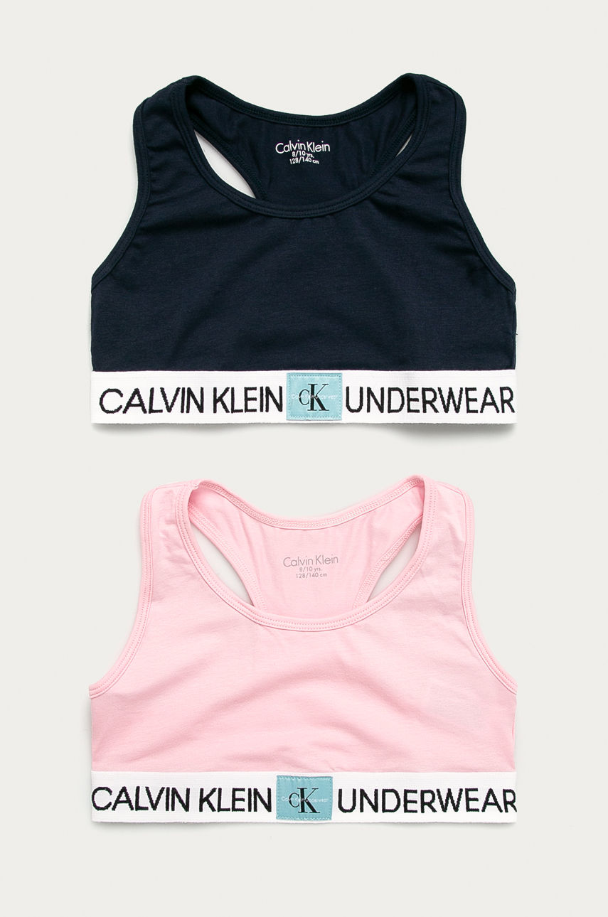 Calvin Klein Underwear - Biustonosz dziecięcy (2-pack) różowy G80G800350