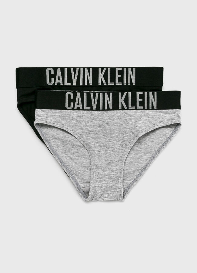 Calvin Klein Underwear - Figi dziecięce 104-176 cm (2-pack) szary G80G800153