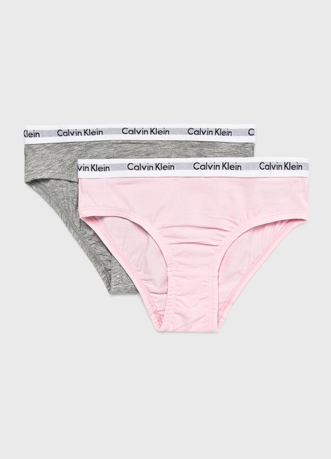 Calvin Klein Underwear - Figi dziecięce (2-pack) jasny szary G80G895000
