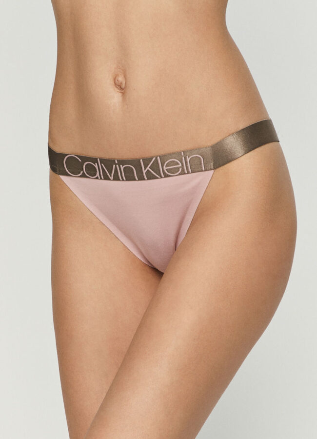 Calvin Klein Underwear - Figi pastelowy różowy 000QF6252E