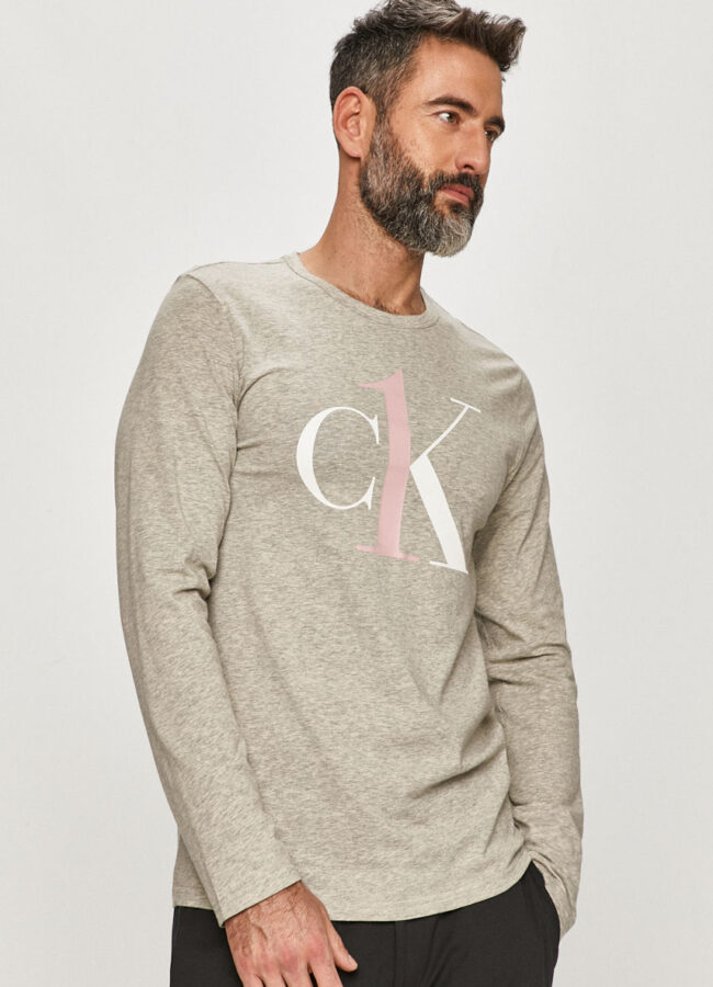 Calvin Klein Underwear - Longsleeve jasny szary 000NM2017E