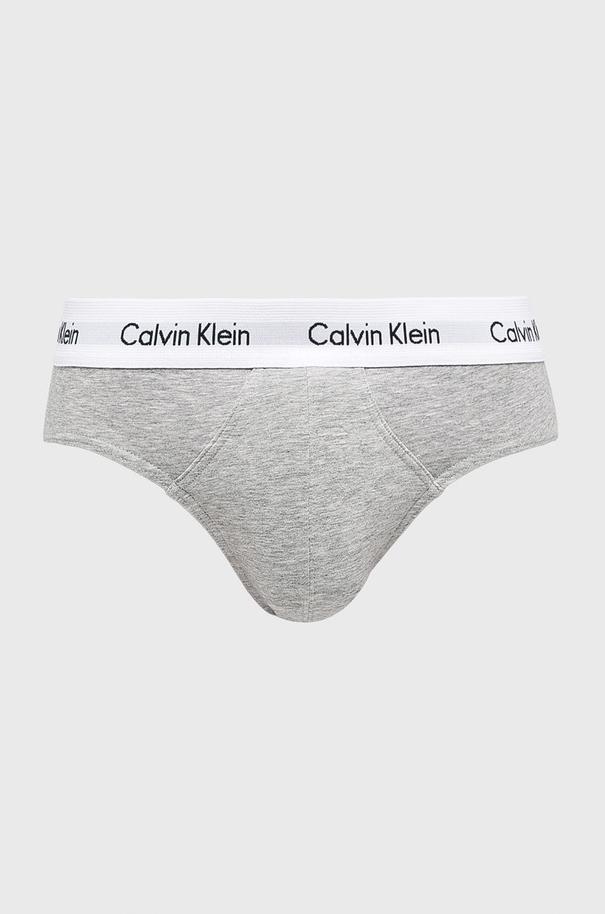 Calvin Klein Underwear - Slipy (3-pack) szary U2661G