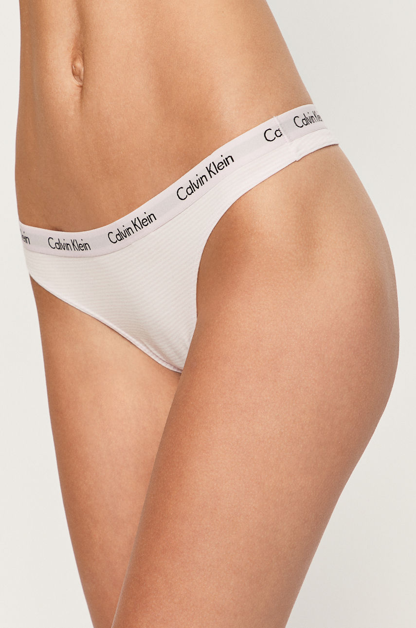 Calvin Klein Underwear - Stringi różowy 0000D1617E