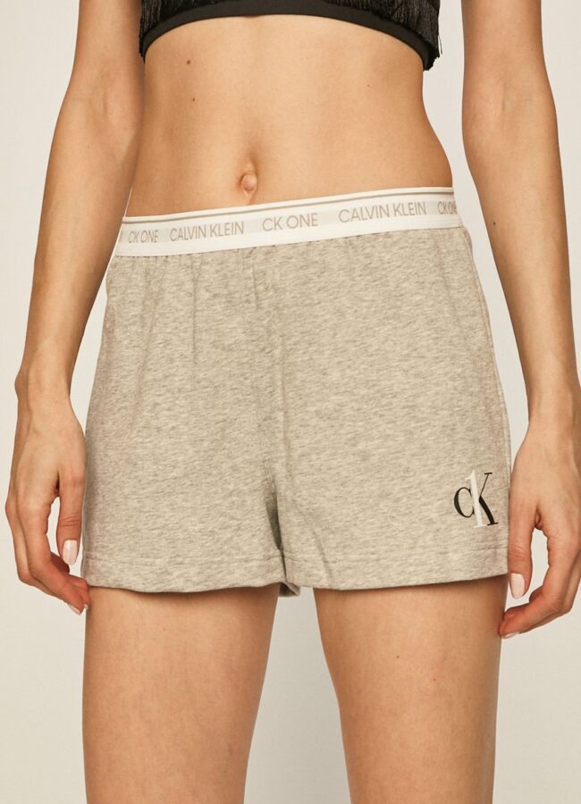 Calvin Klein Underwear - Szorty piżamowe CK One jasny szary 000QS6428E