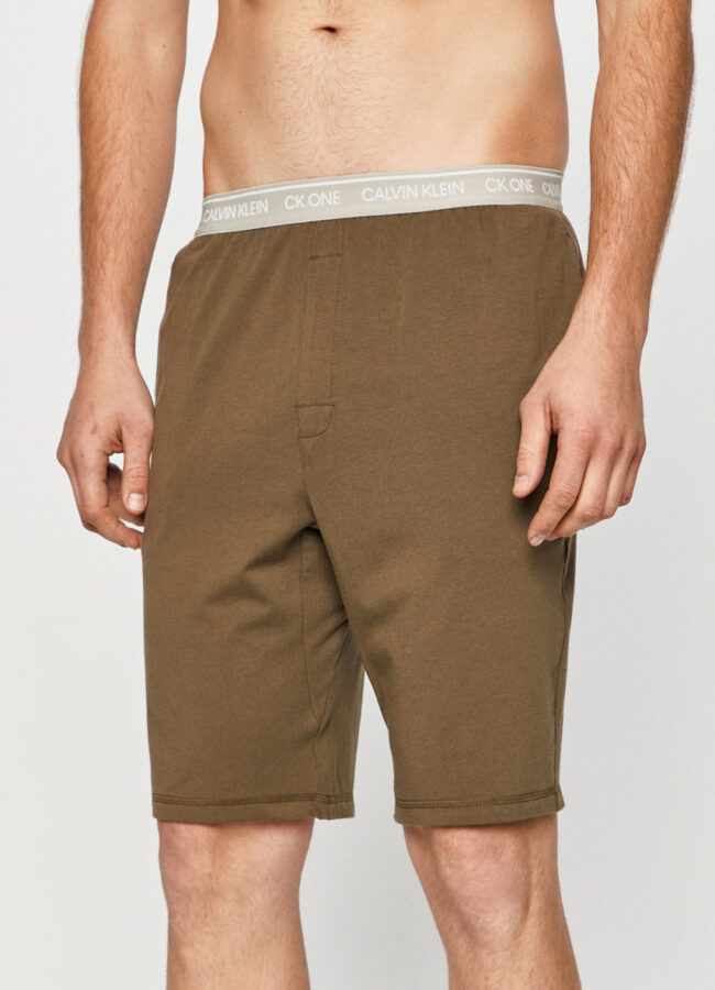 Calvin Klein Underwear - Szorty piżamowe oliwkowy 000NM1795E