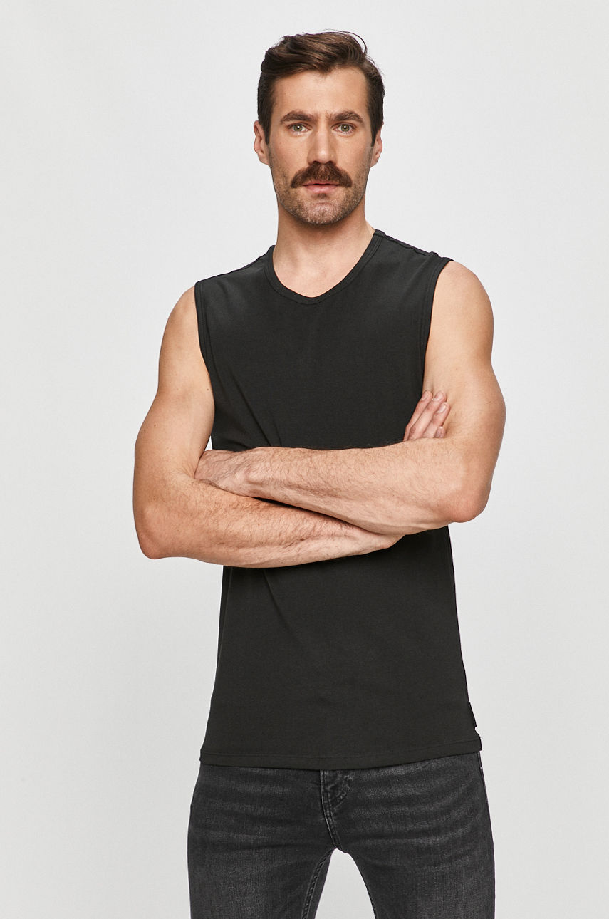 Calvin Klein Underwear - T-shirt (2-pack) czarny 000NB1631A