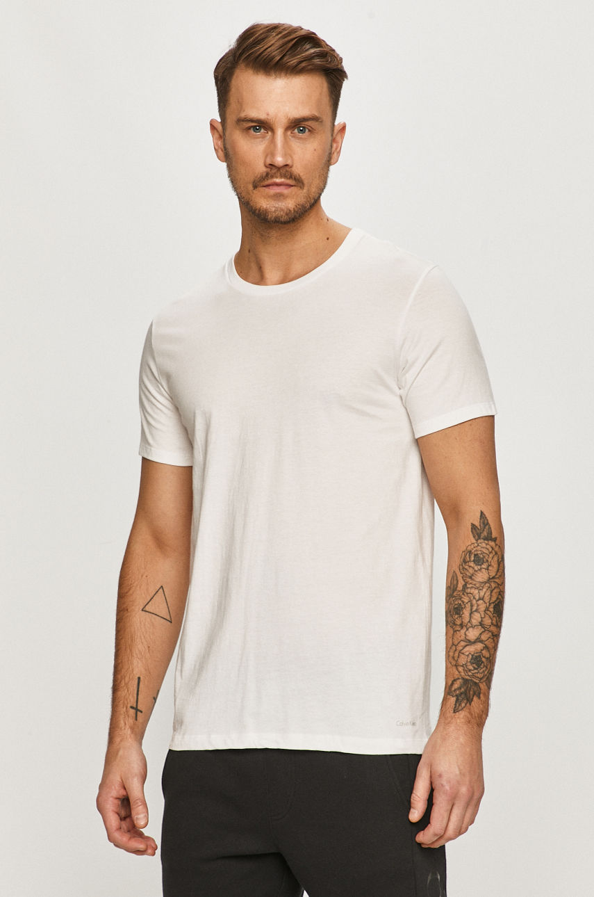 Calvin Klein Underwear - T-shirt (3-pack) biały 000NB4011E