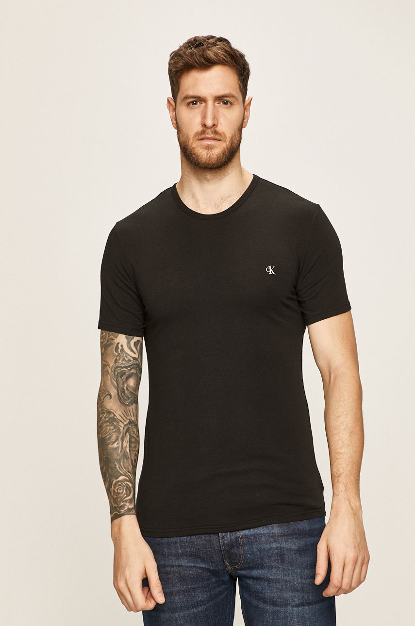 Calvin Klein Underwear - T-shirt CK One (2 pack) czarny 000NB2221A