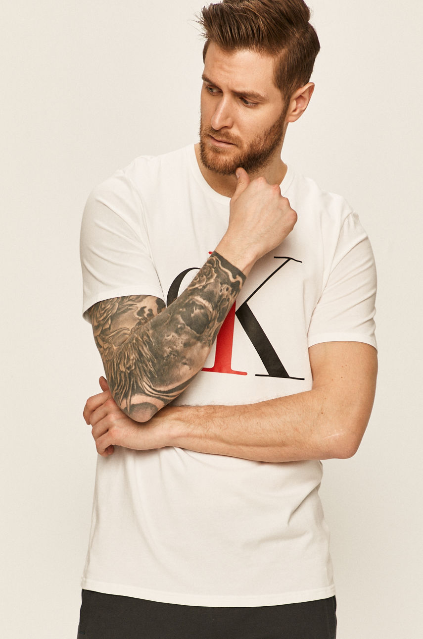 Calvin Klein Underwear - T-shirt CK One biały 000NM1903E