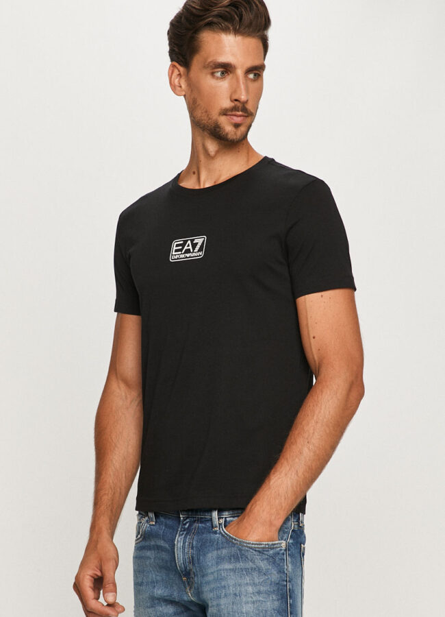 EA7 Emporio Armani - T-shirt czarny 8NPT11.PJNQZ