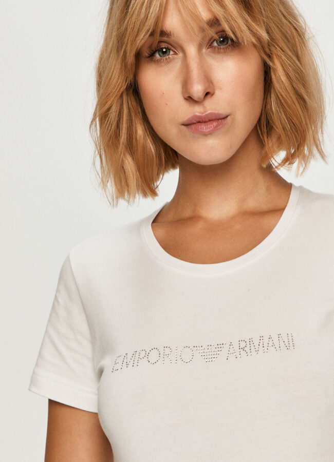 Emporio Armani - T-shirt biały 163139.0A263