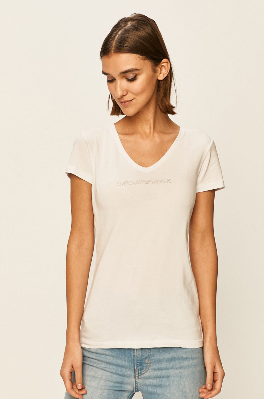 Emporio Armani - T-shirt biały 164407.CC318