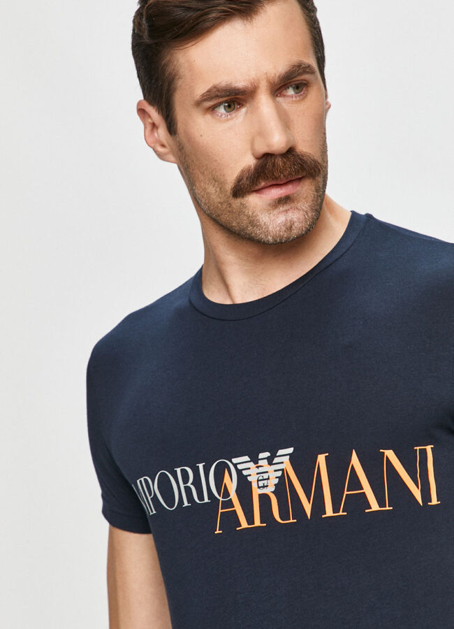 Emporio Armani - T-shirt granatowy 111035.0A516