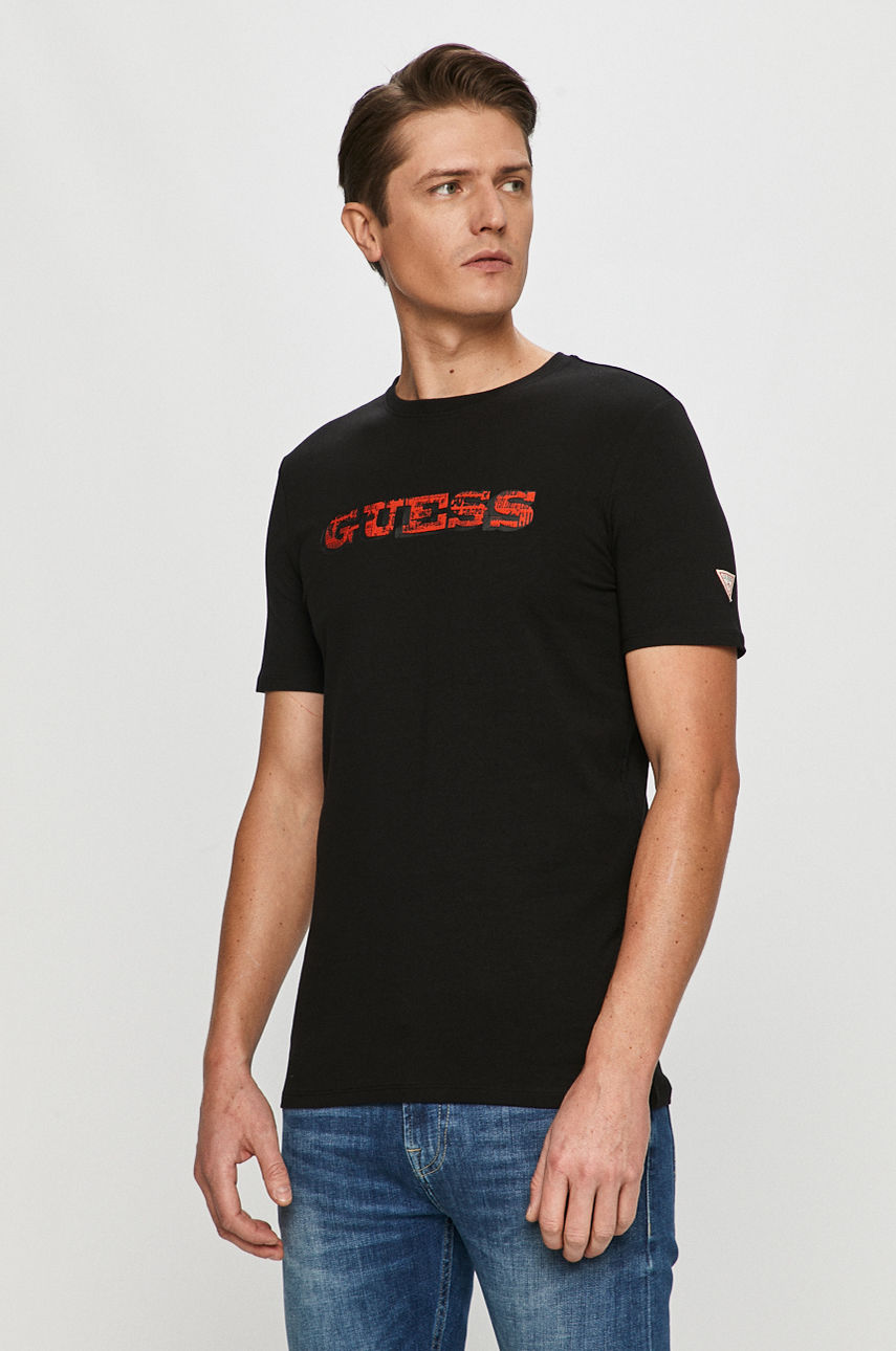 Guess - T-shirt czarny M1RI82.J1311