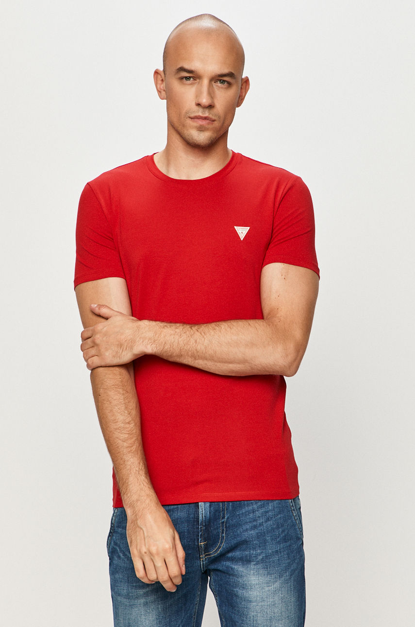 Guess - T-shirt czerwony M1RI24.J1311