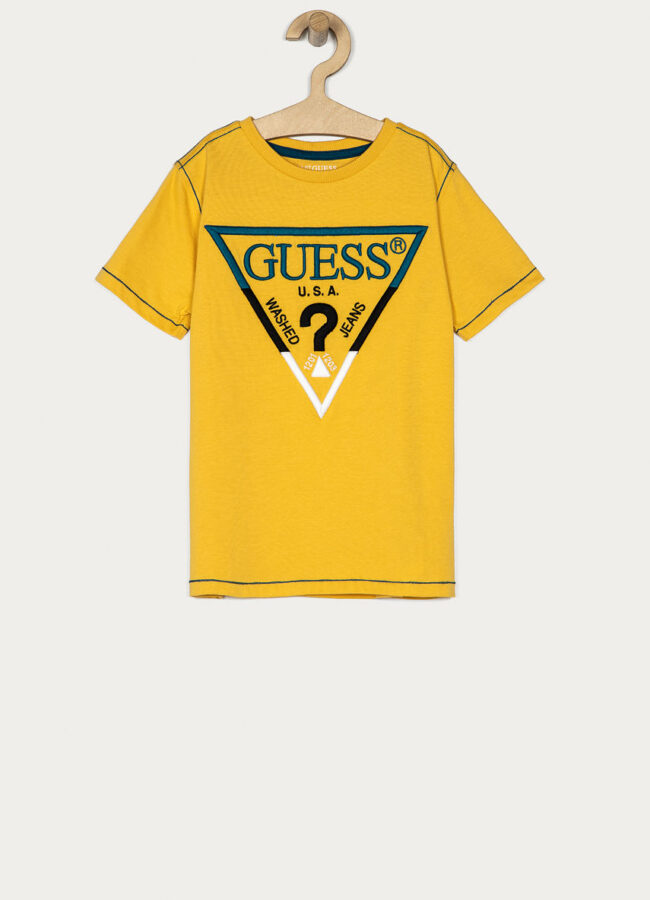 Guess - T-shirt dziecięcy 116-175 cm żółty L0BI08.I3Z11