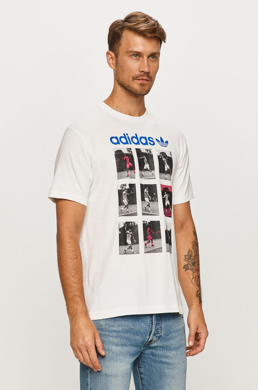 adidas Originals - T-shirt biały FM1539