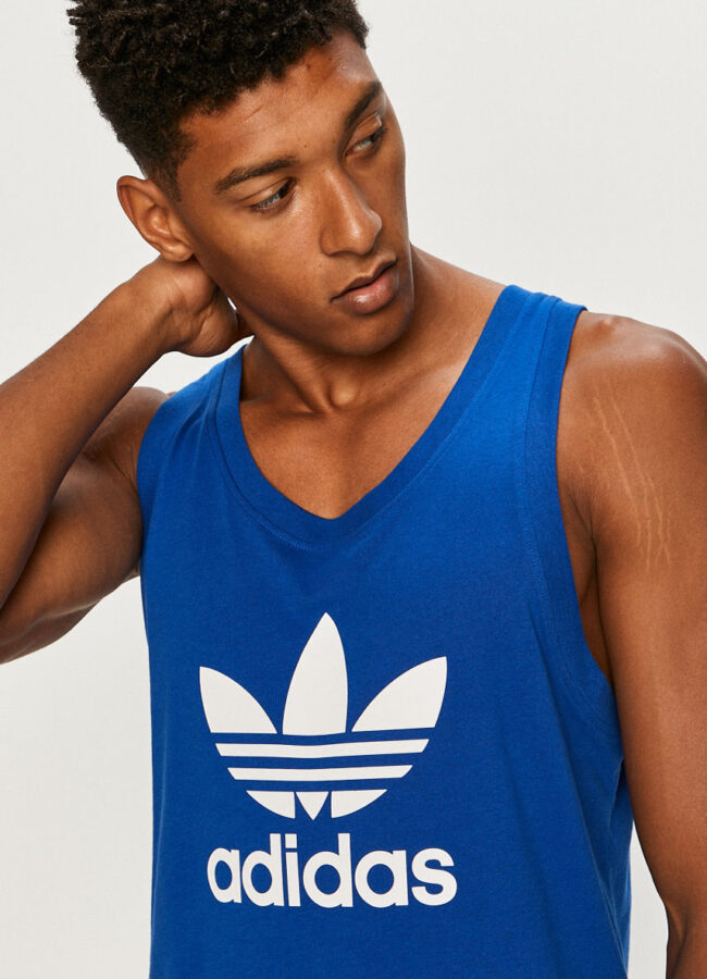 adidas Originals - T-shirt niebieski GD9915